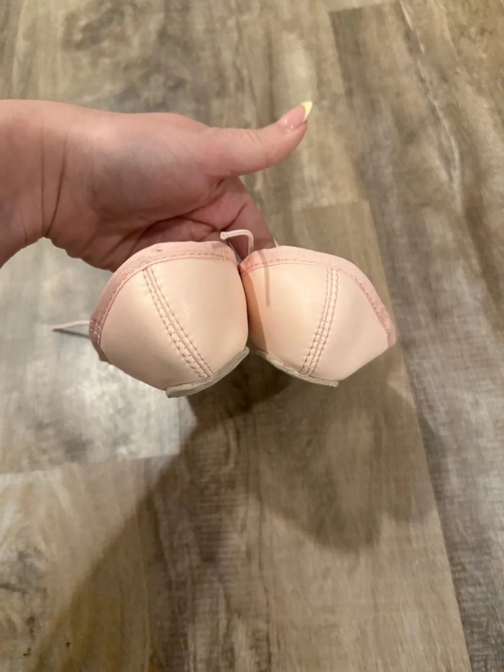 Danskin Pale Pink Kids Ballet Flats with Tie